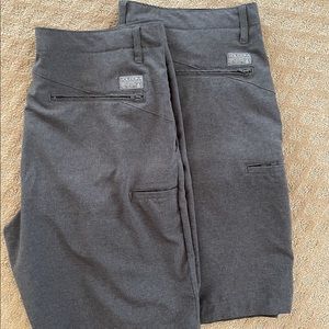 (2) Men’s Volcom hybrid shorts